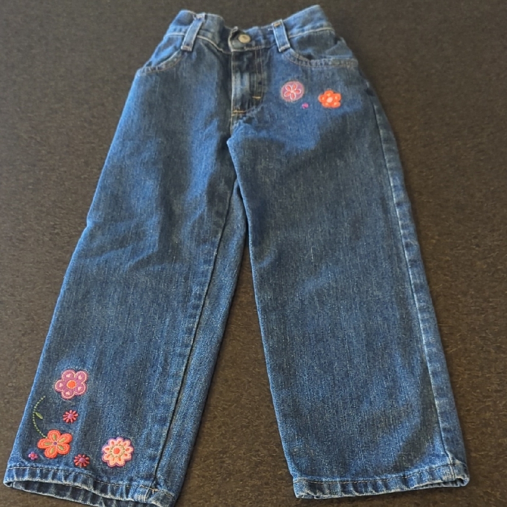 Vintage Embroidered Lee Jeans